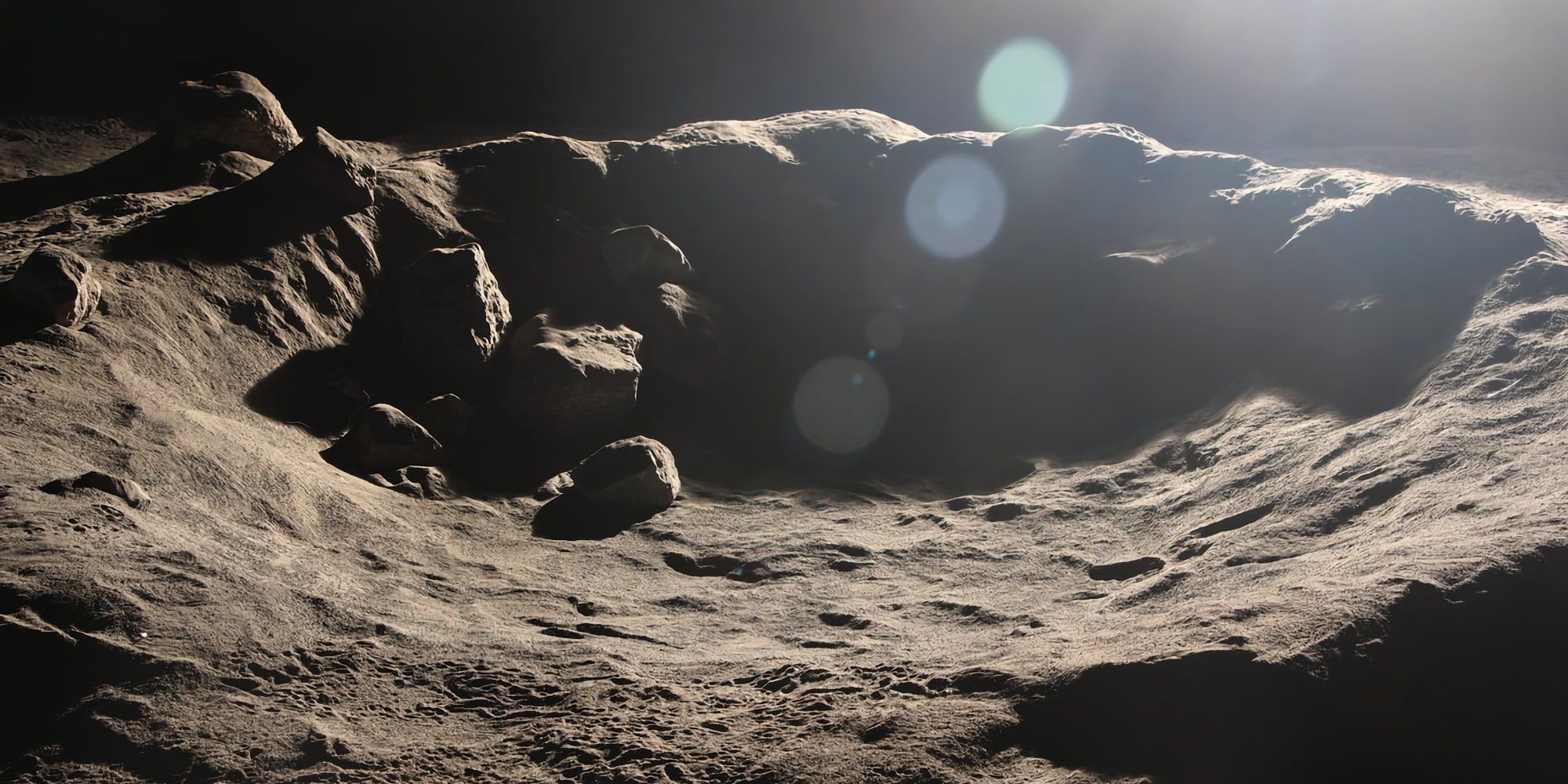 NASA Moon Crater Far Side