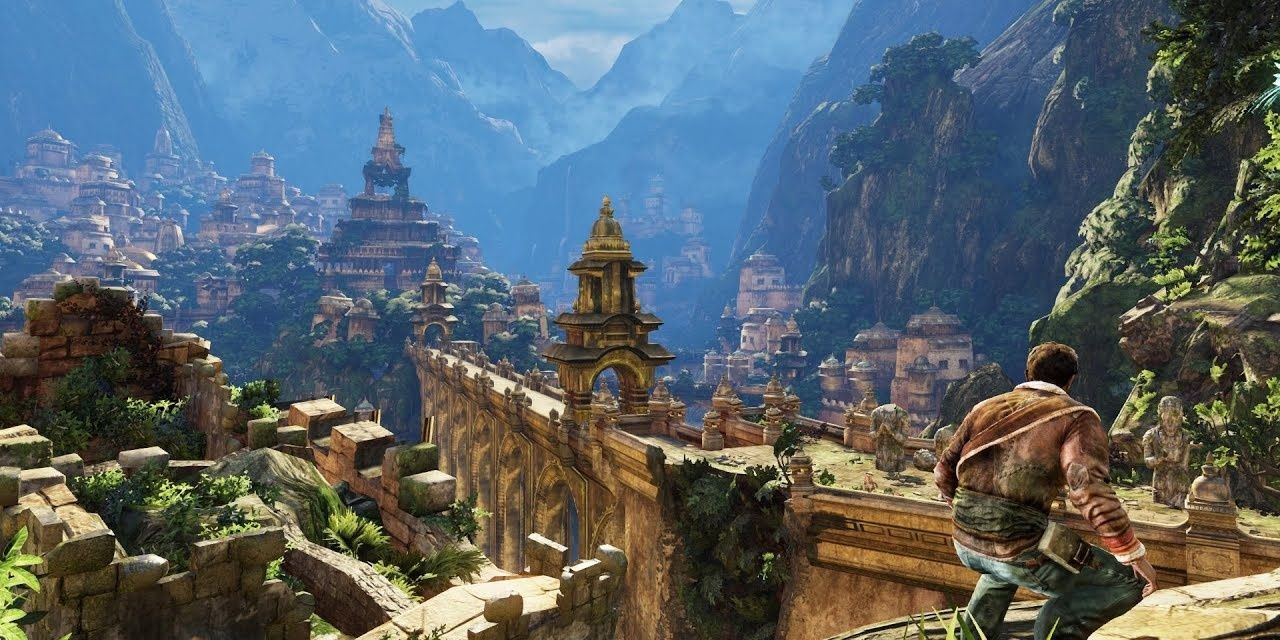 Nathan Drake in Shambhala in Uncharted 2 Cropped