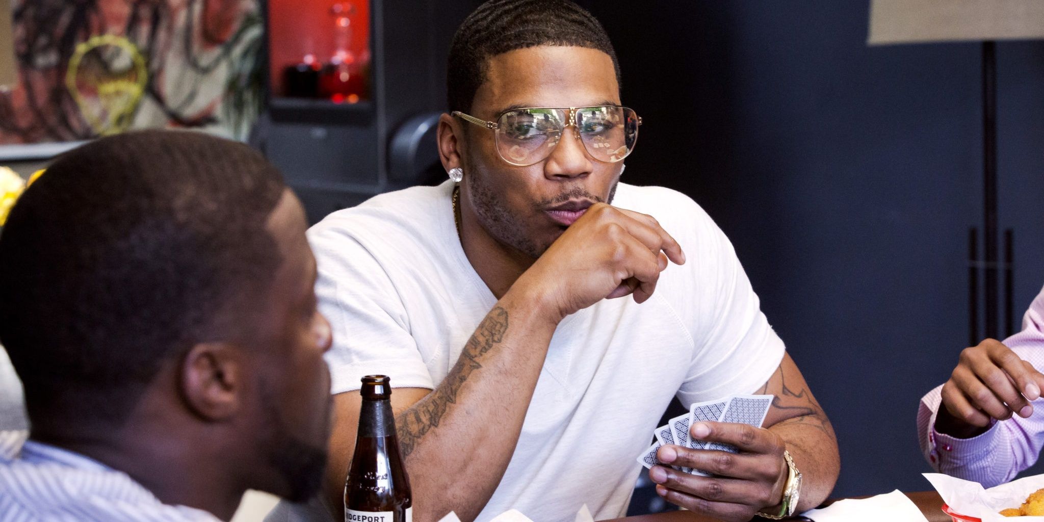 Nelly plays poker with Kevin in Real Husbands Of Hollywood