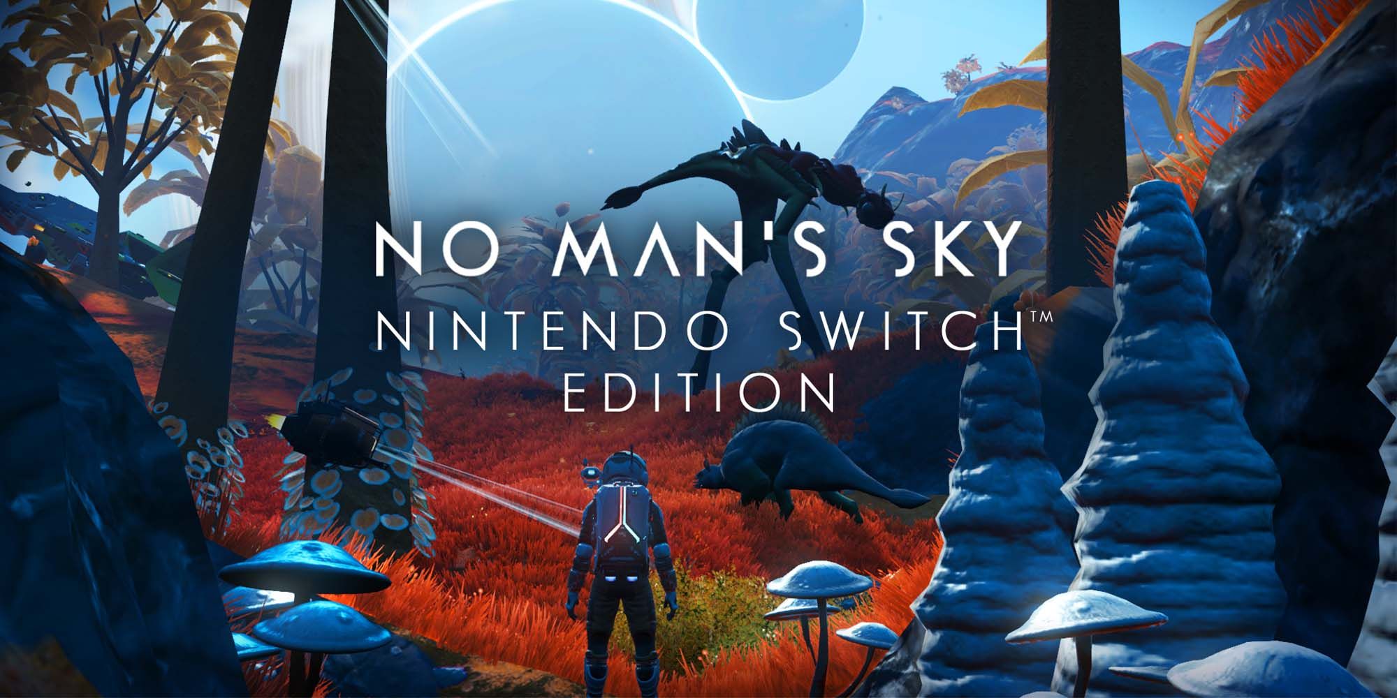 An announcement for No Man's Sky coming to Nintendo Switch