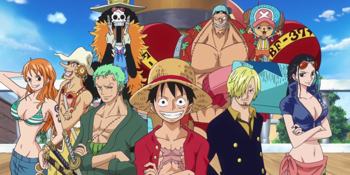 The Straw Hat Crew in One Piece.