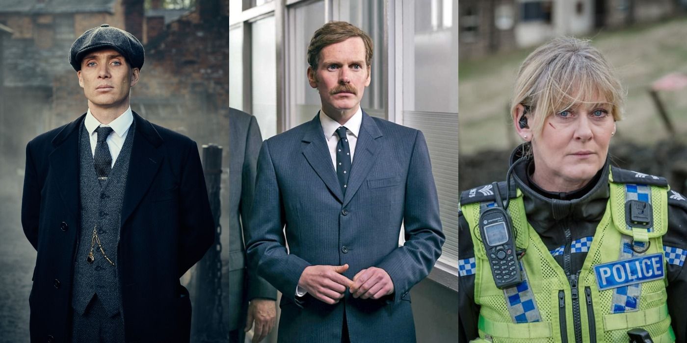 Peaky Blinders Endeavour and Happy Valley Split Image