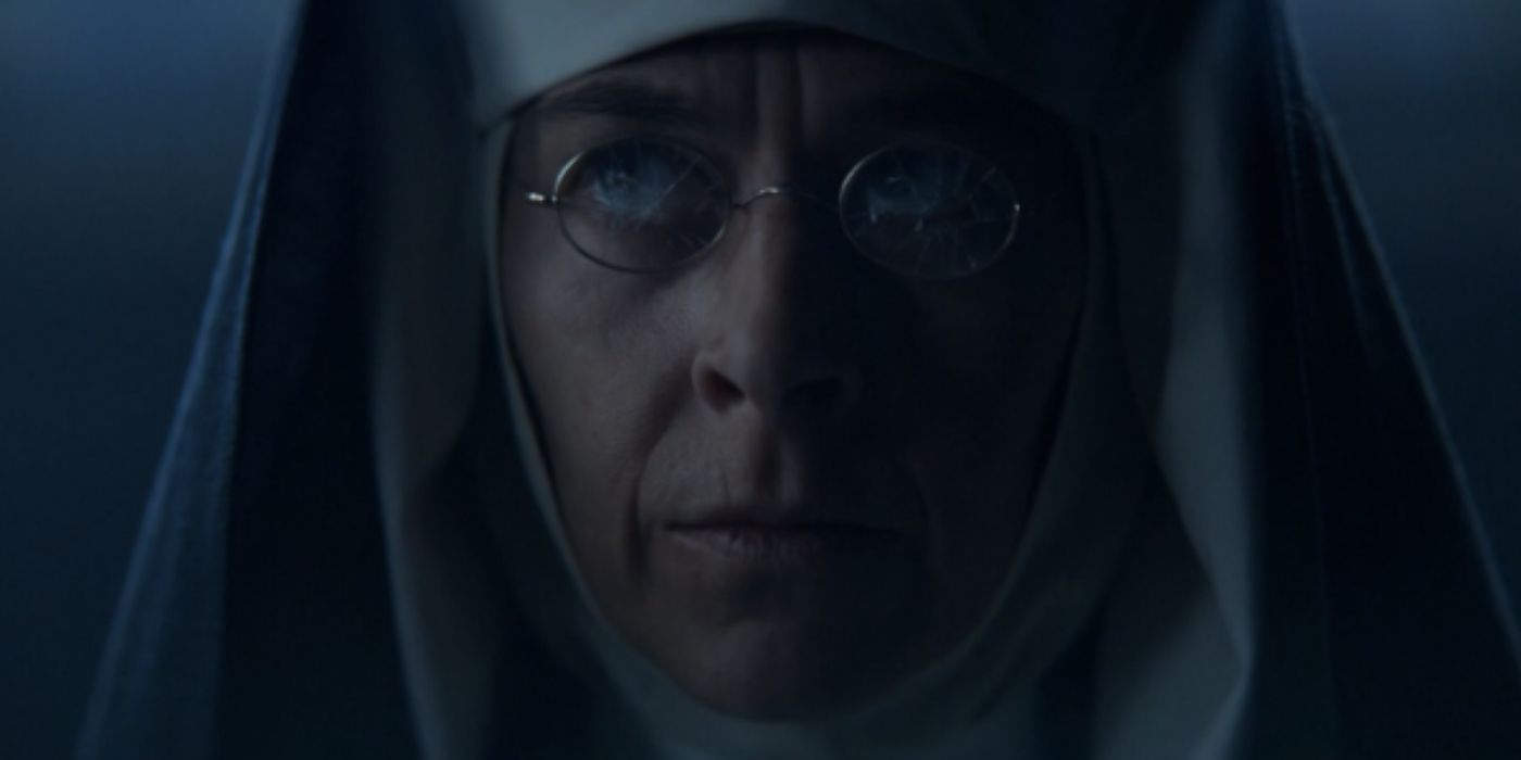 A close-up of Mother Superior in Peaky Blinders