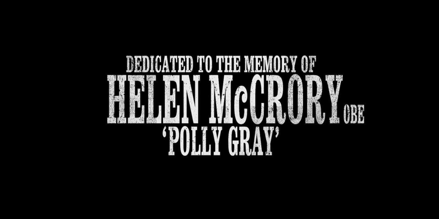 Peaky Blinders season 6 Helen McCrory Tribute