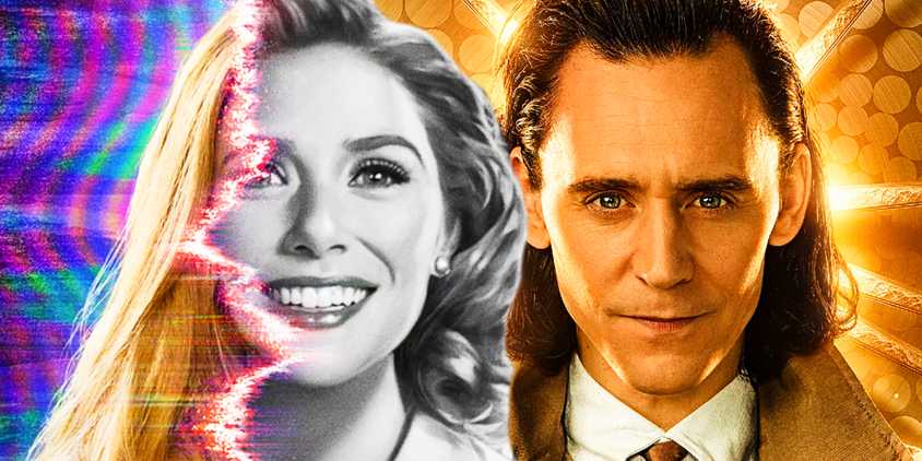 Wandavision and Loki posters