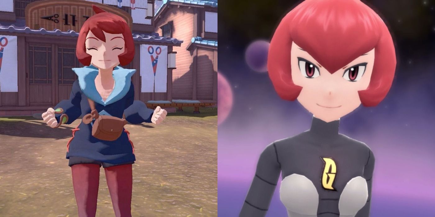 Split image showing Arezu and Mars in Pokémon