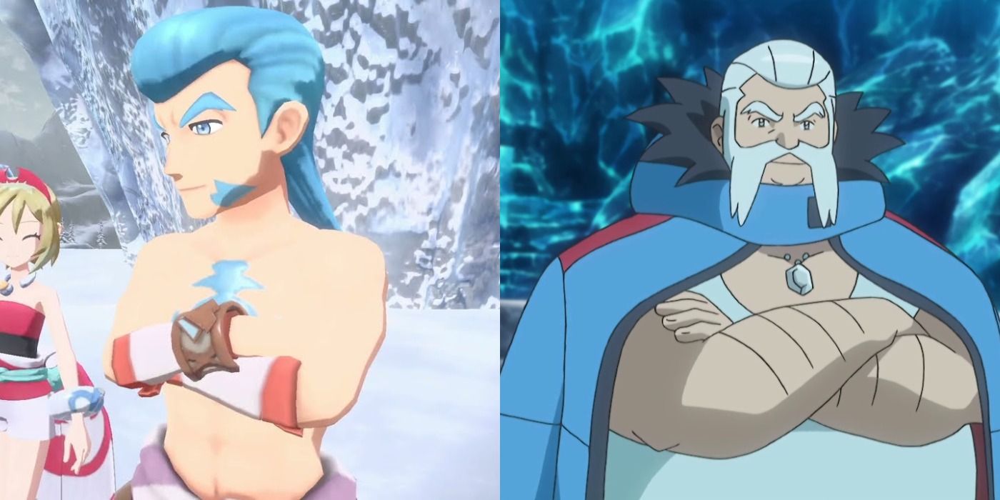 Split image showing Gaeric and Wulfric in Pokémon