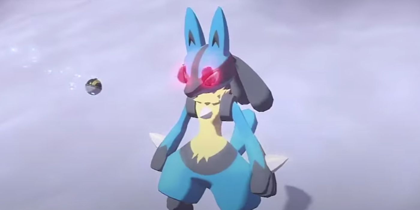 Trainers can battle and catch Alpha Lucario in Pokemon Legends: Arceus.
