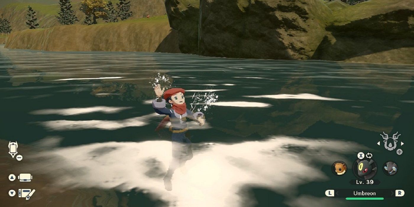 Rei drowning in Pokémon Legends Arceus