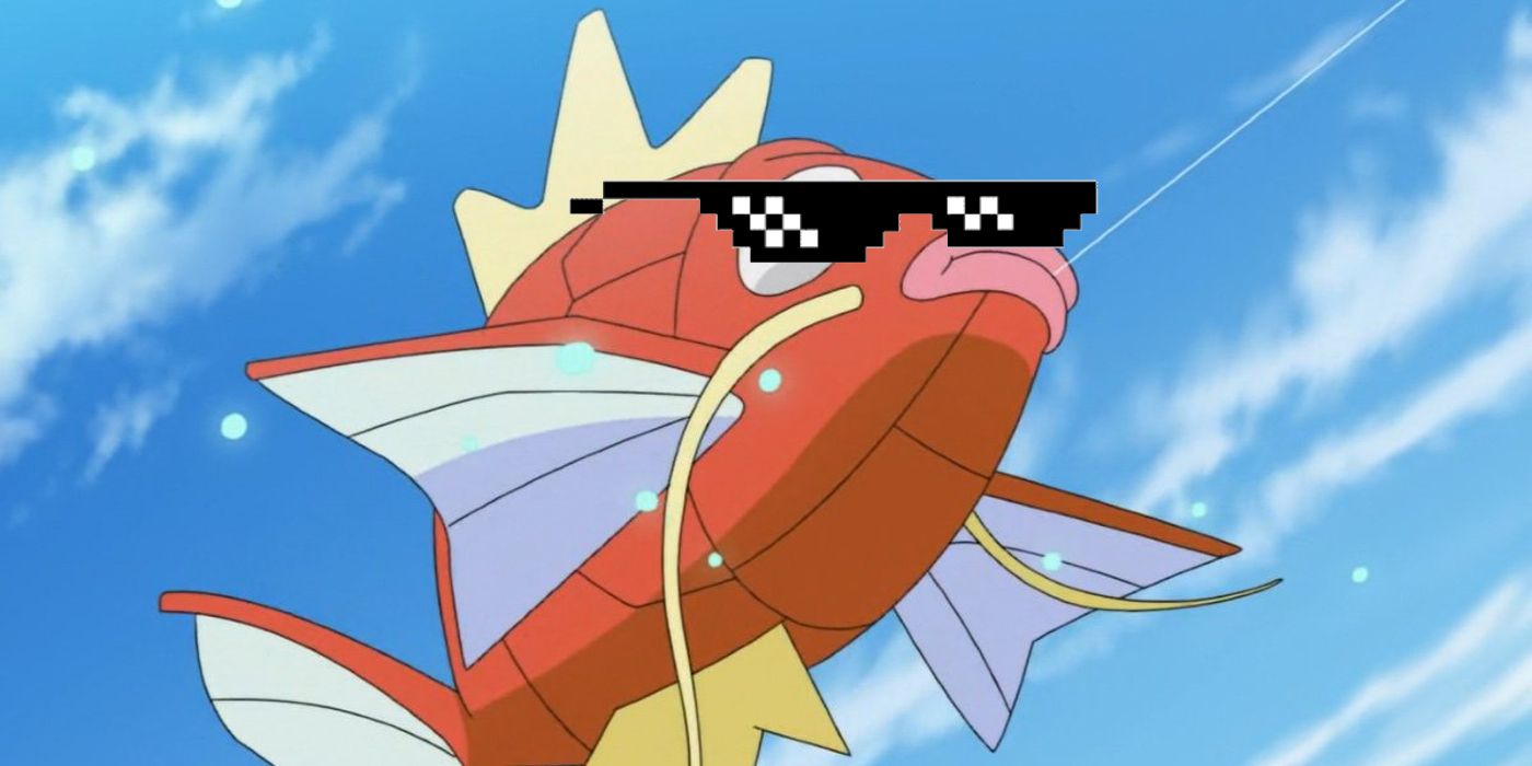 Pokemon Magikarp With Deal With It Glasses