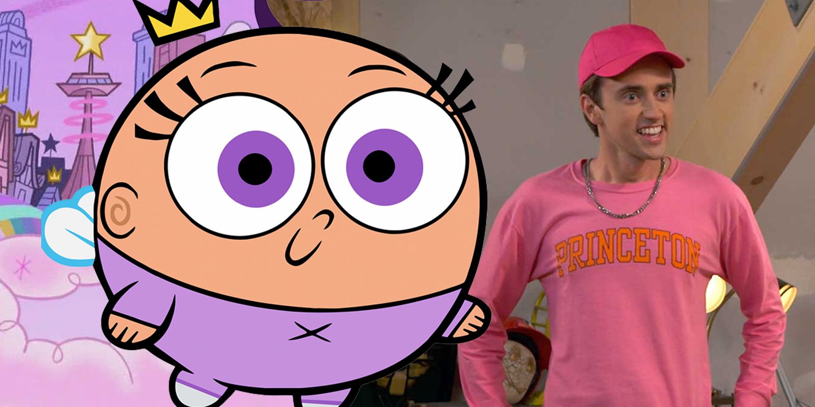 Poof from Fairly OddParents with Timmy Turner from Fairly Odder.