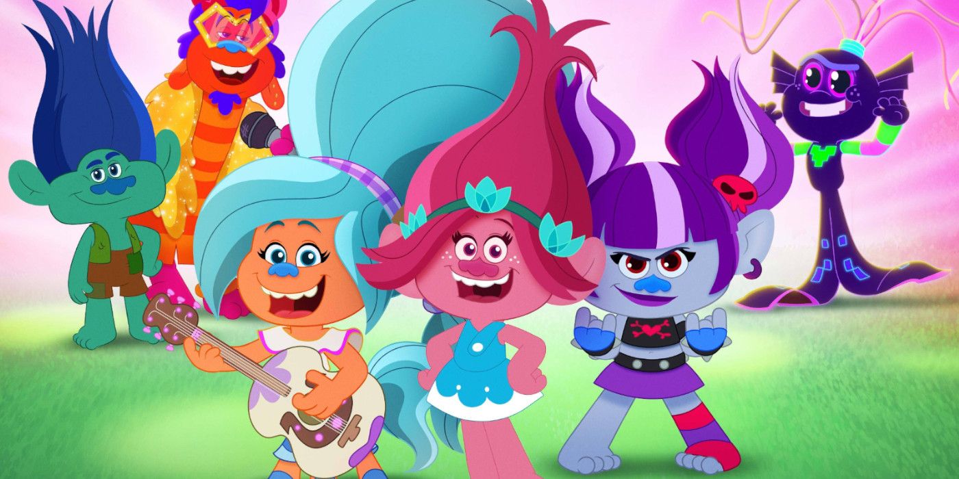 Queen Poppy and other Leading Trolls from TrollsTopia
