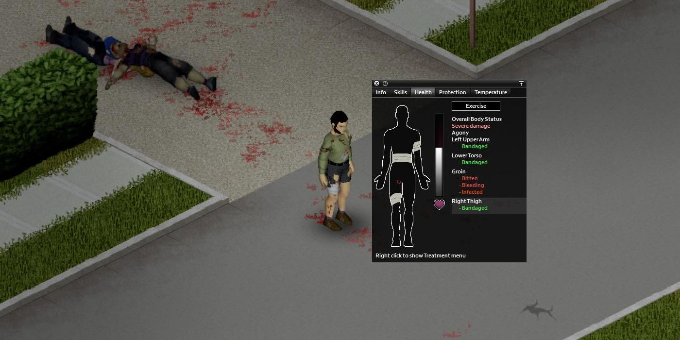 Project Zomboid: Infections, Illnesses, & Injuries Guide