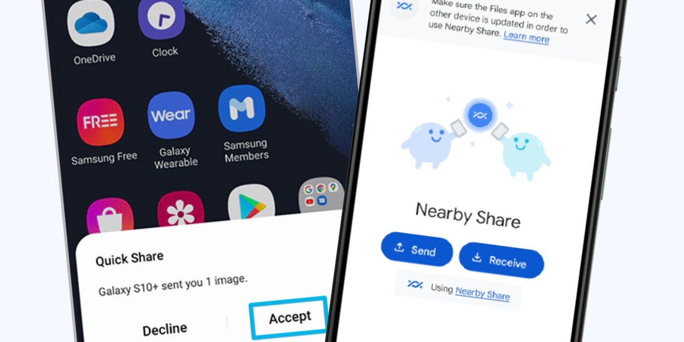 Quick Share vs Nearby Share
