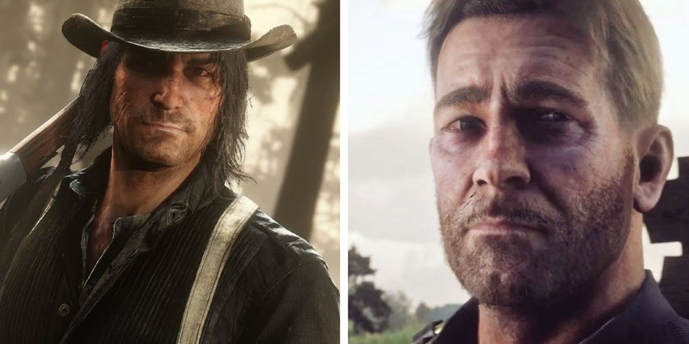 how old is arthur morgan compared to john marston｜TikTok Search