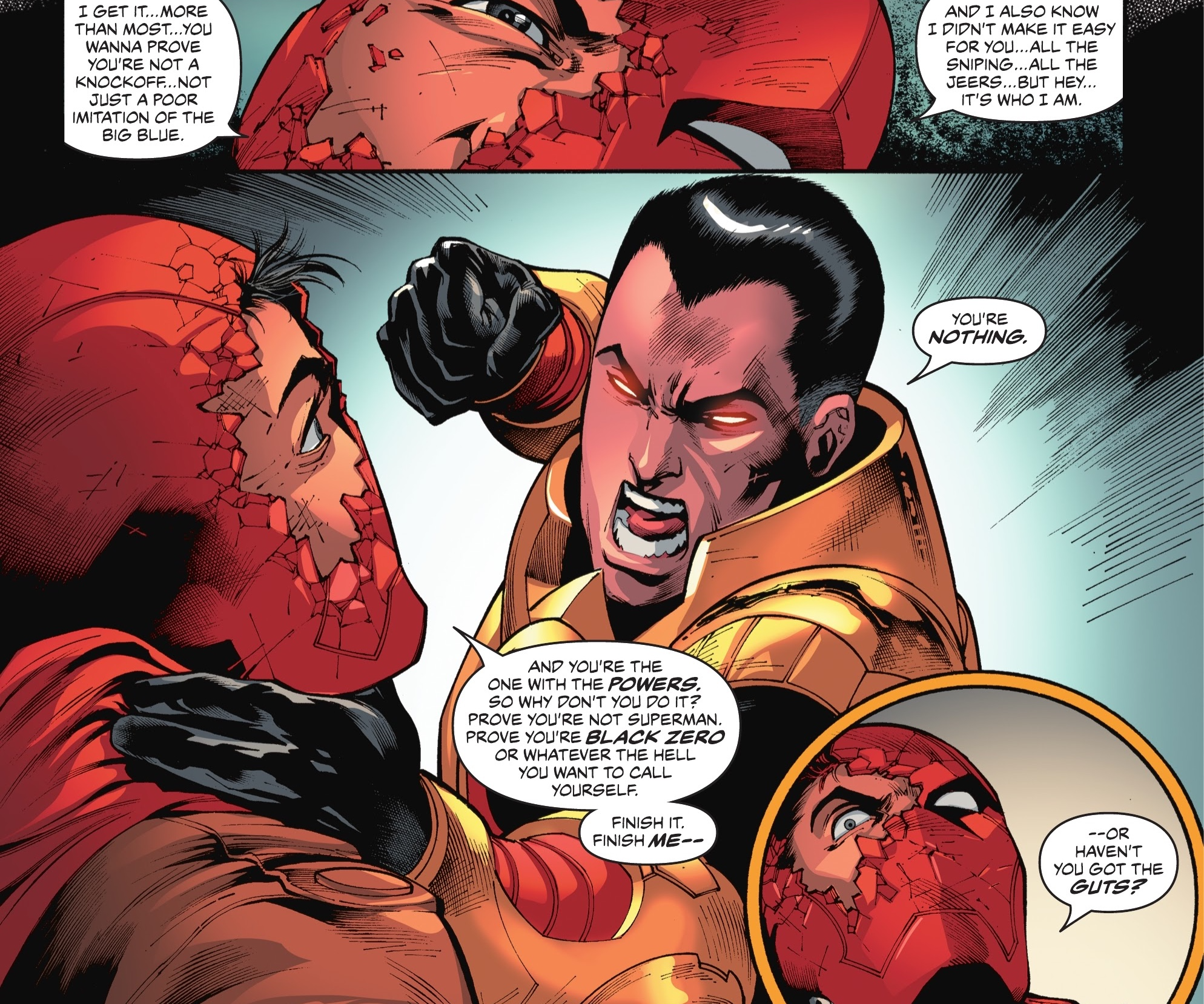 Red Hood Superboy Titans fight