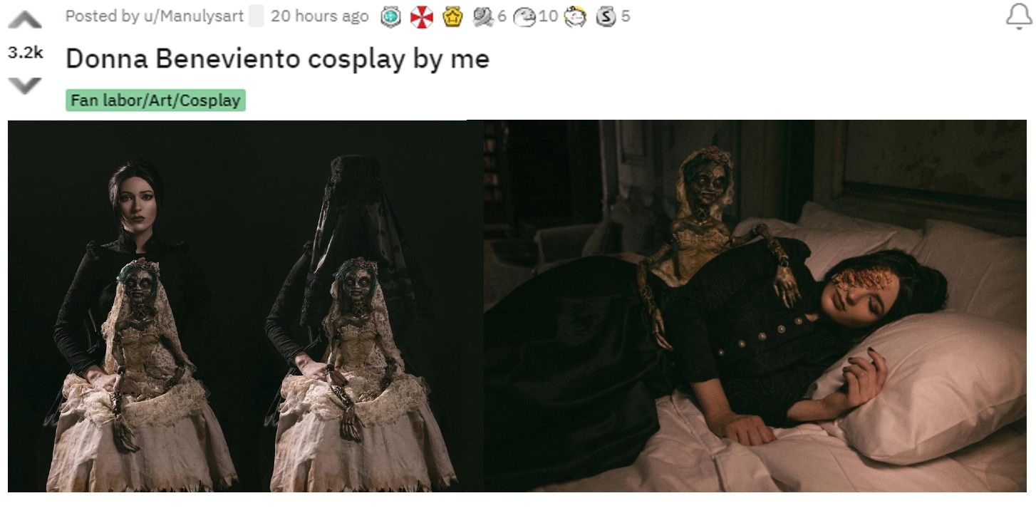 Terrifying RE Village Donna Beneviento Cosplay Mistaken For Screenshot