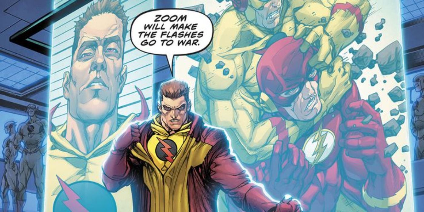 Reverse-Flash revealing himself as The Judge in The Flash Annual