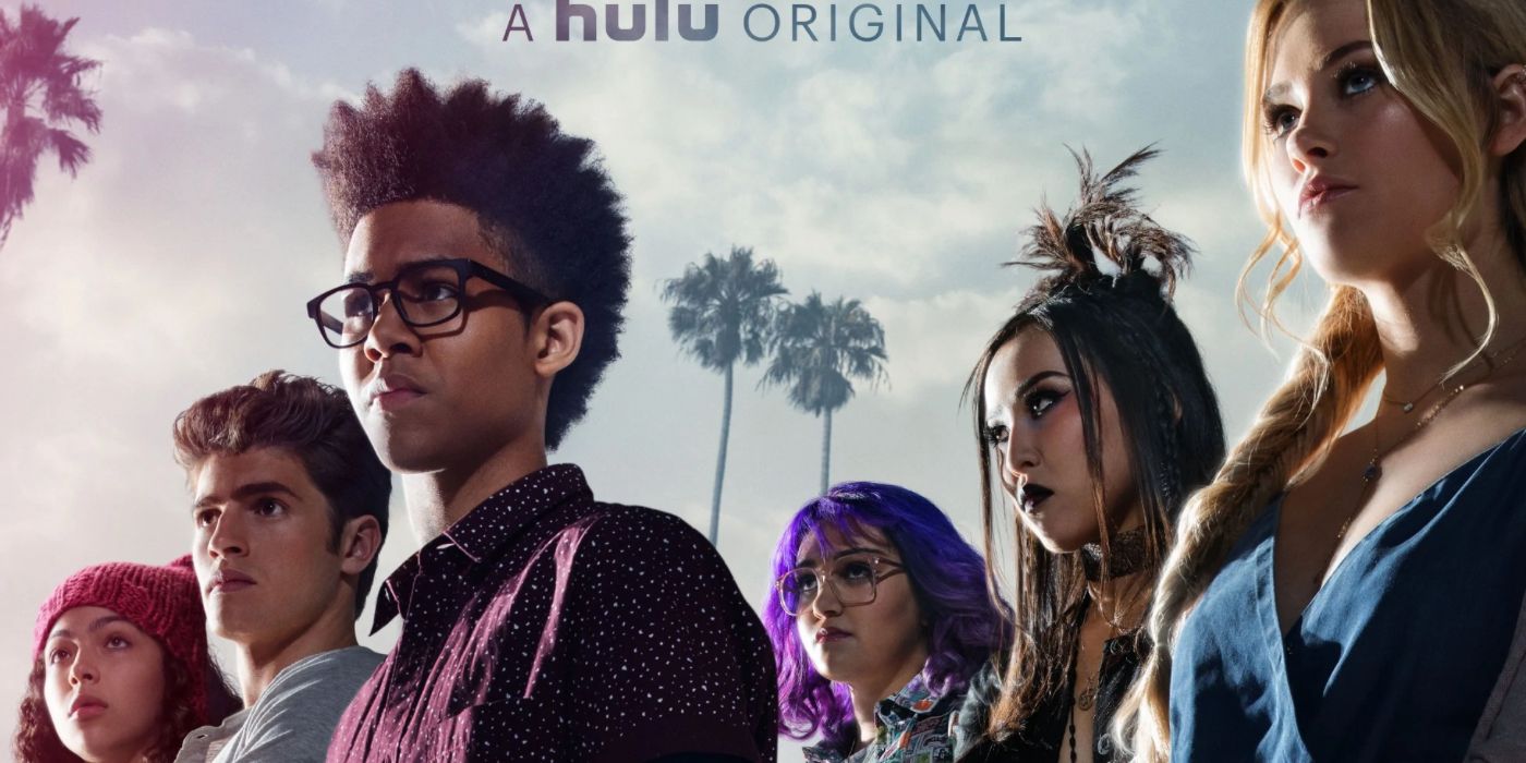 Poster for Hulu series, Runaways
