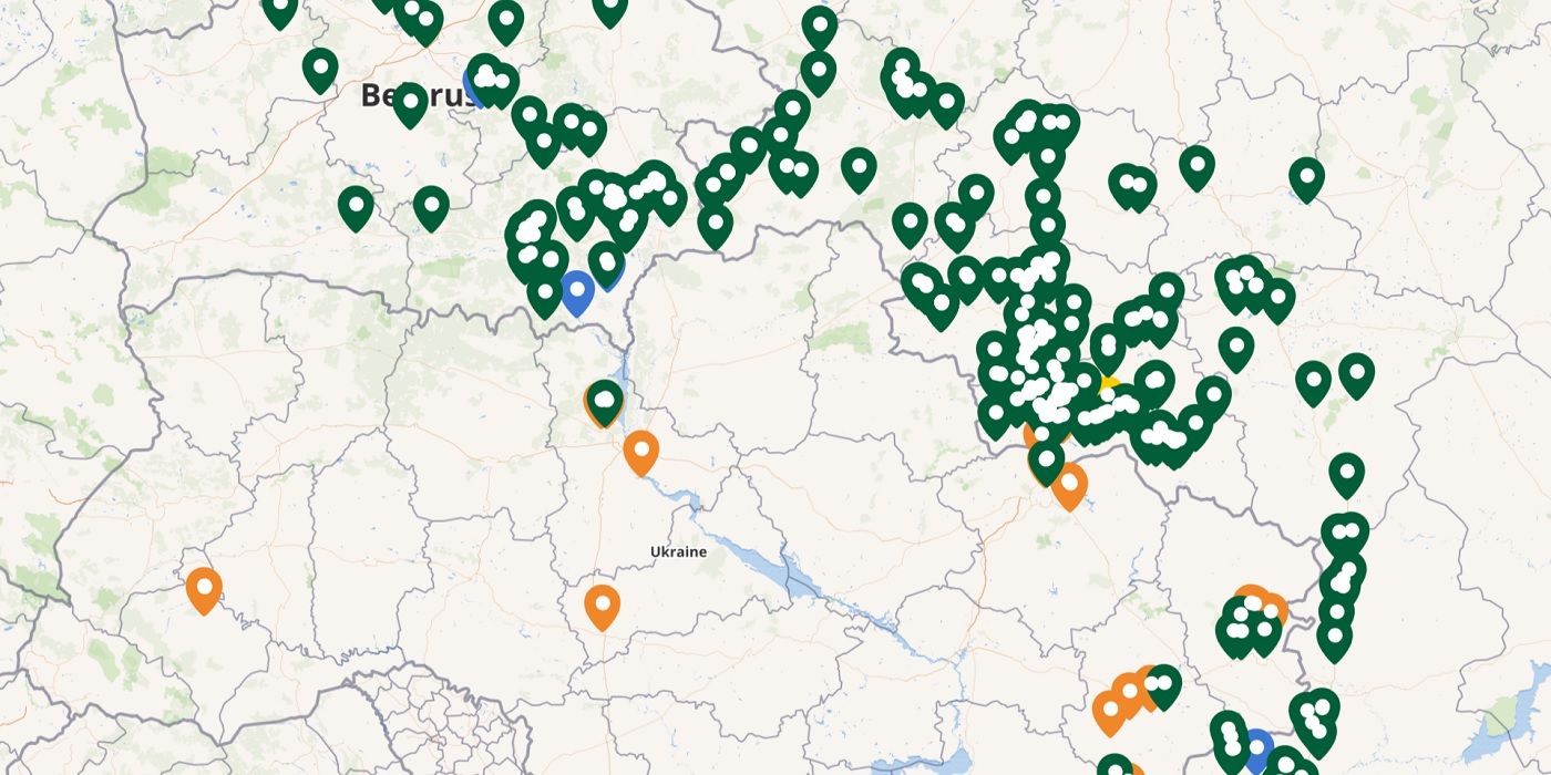 Russia-Ukraine Monitor Map