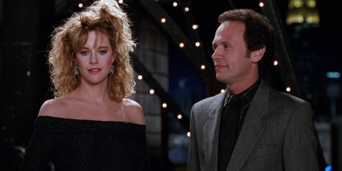 Sally and Harry at a new year's party in When Harry Met Sally