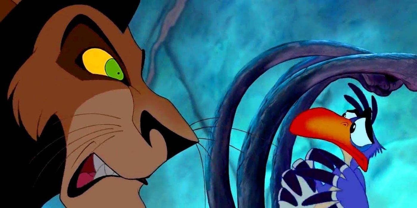 Scar Stops Zazu singing in The Lion King