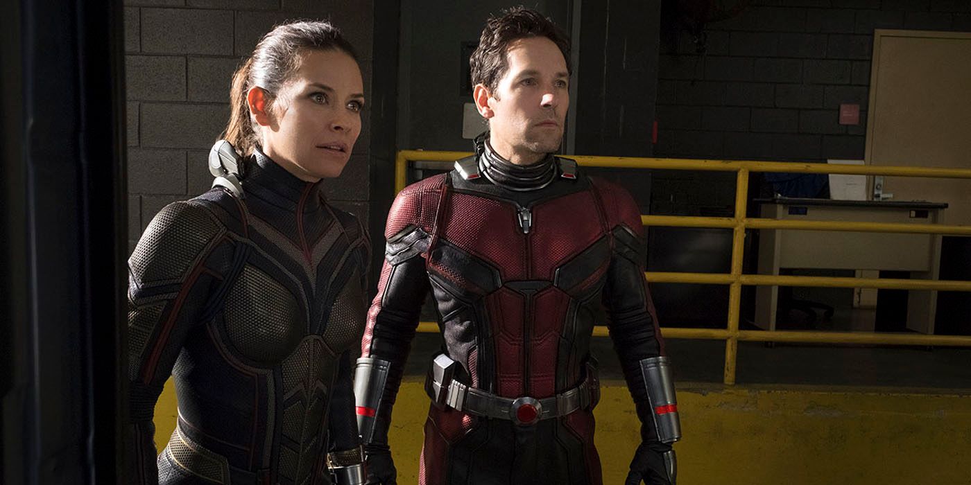 Scott Lang and Hope Van Dyne walking into a room.