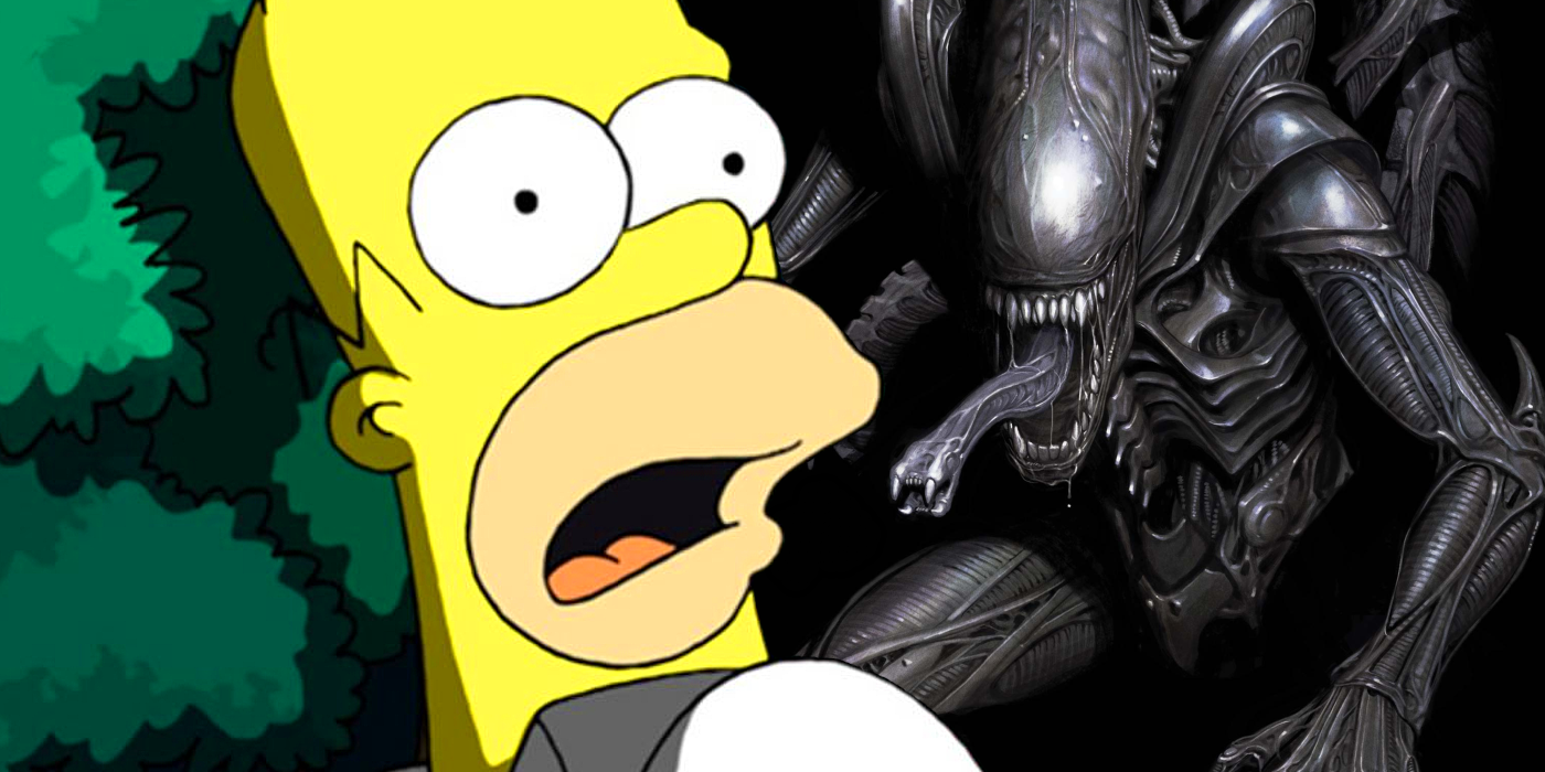 Simpsons Alien Xenomorph