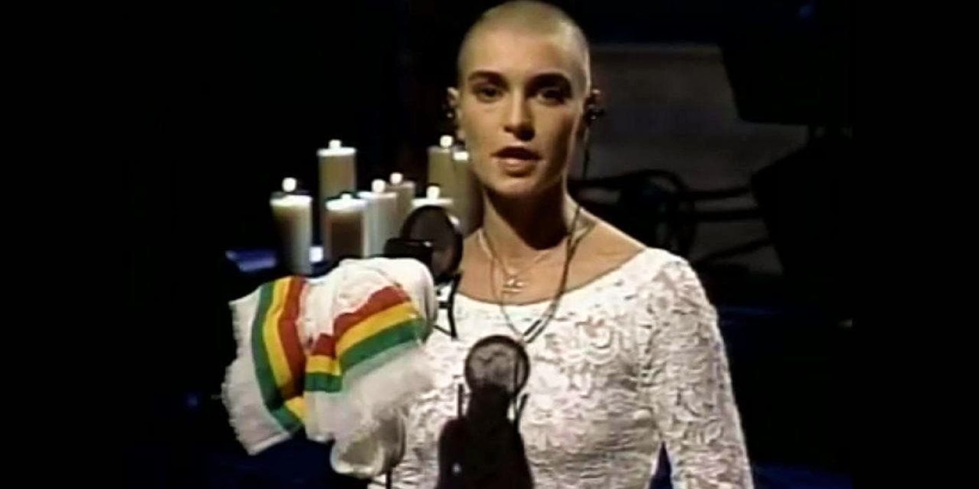 Sinead O'Connor Performing On Saturday Night Live