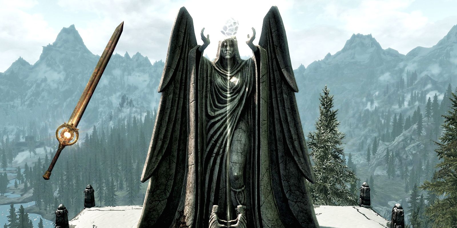 Skyrim Every Daedric Weapon &amp; Artifact From Elder Scrolls History Dawnbreaker Meridia Beacon