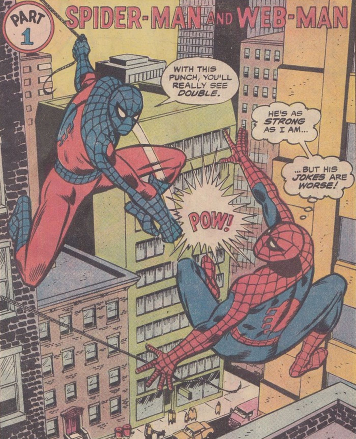 Spider-Man and Web-Man Marvel Comics