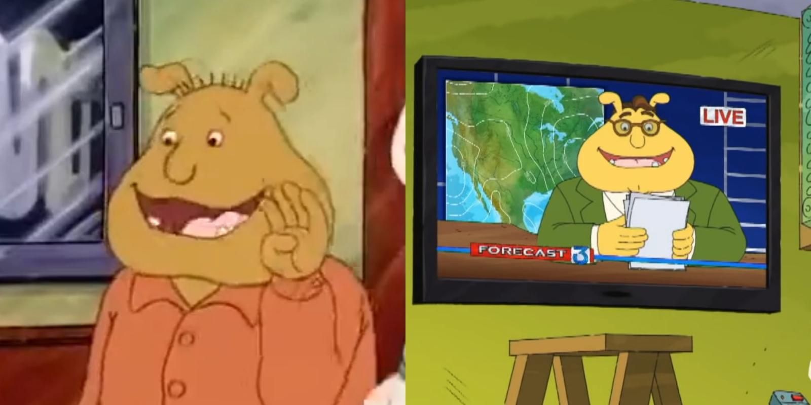 Split image of Binky Barnes as a 9 year old and 29 year old