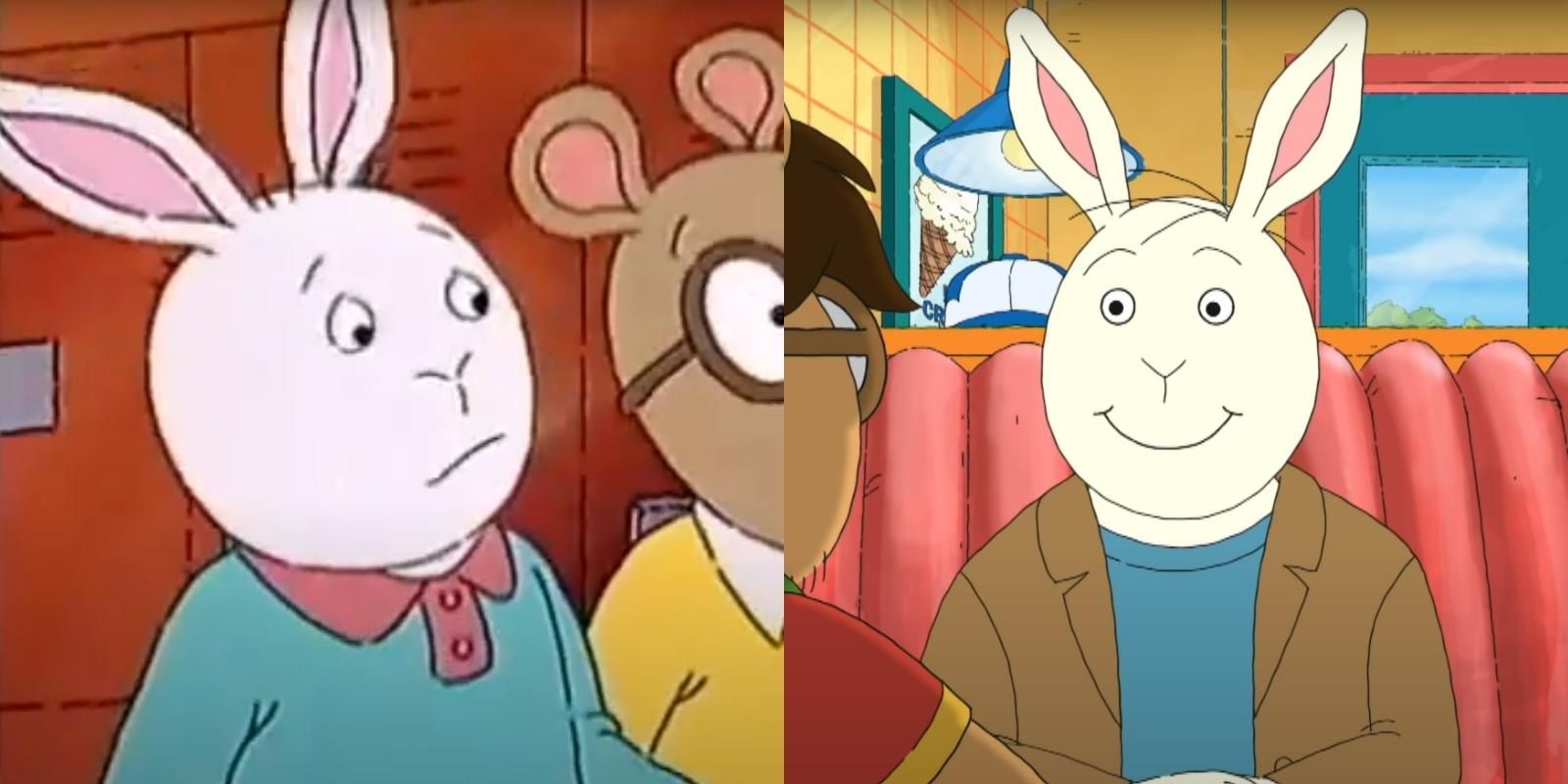 Split image of Buster Baxter as an 8 year old and a 28 year old