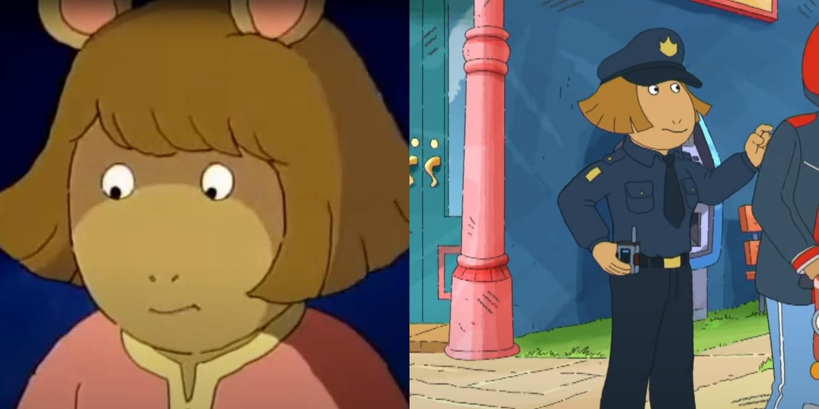 Split image of DW Read as a 4 year old and 24 year old