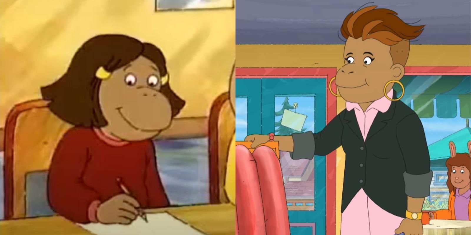Split image of Francine Frensky as an 8 year old and 28 year old