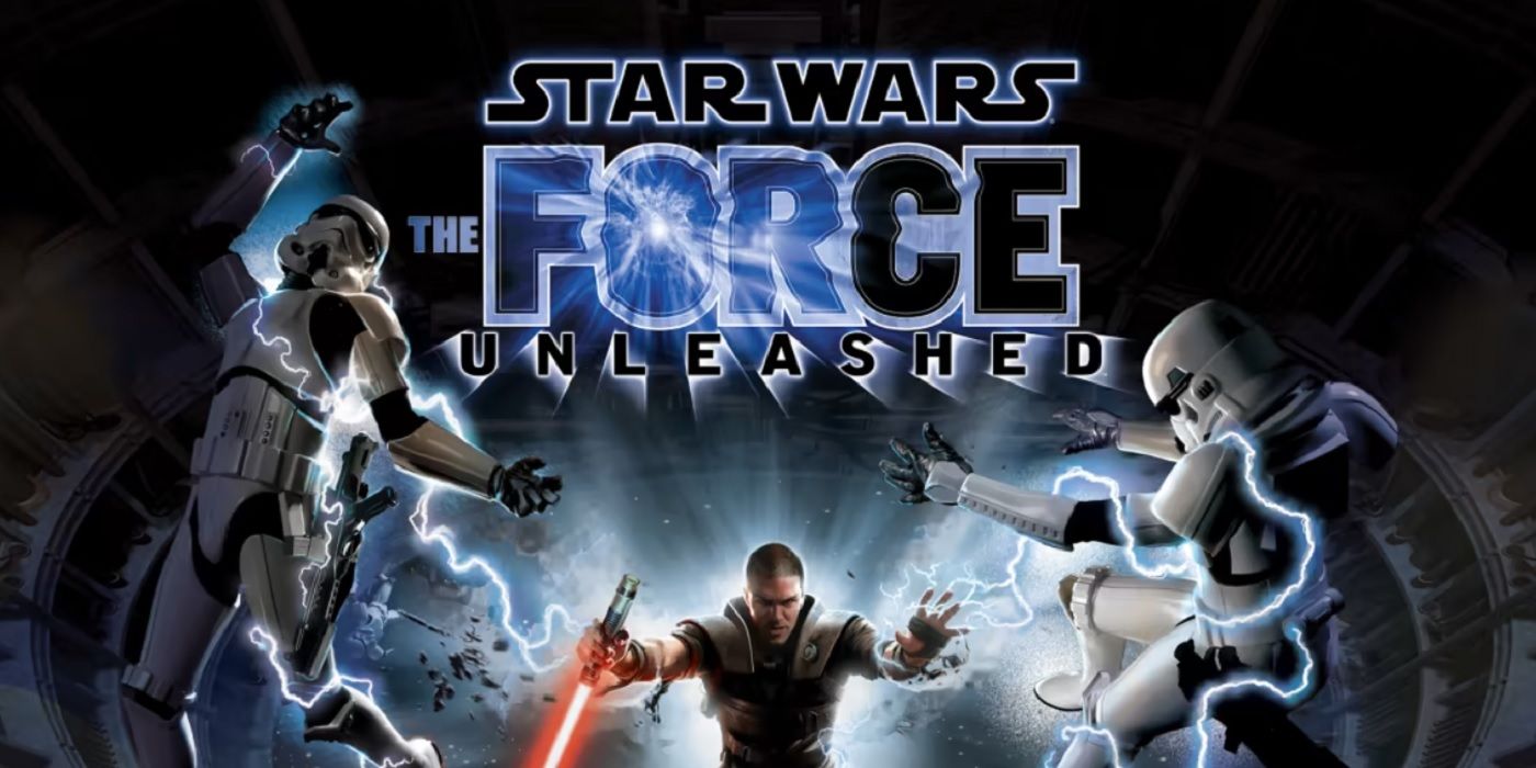 A Jedi uses the force to attack enemies from The Force Unleashed 