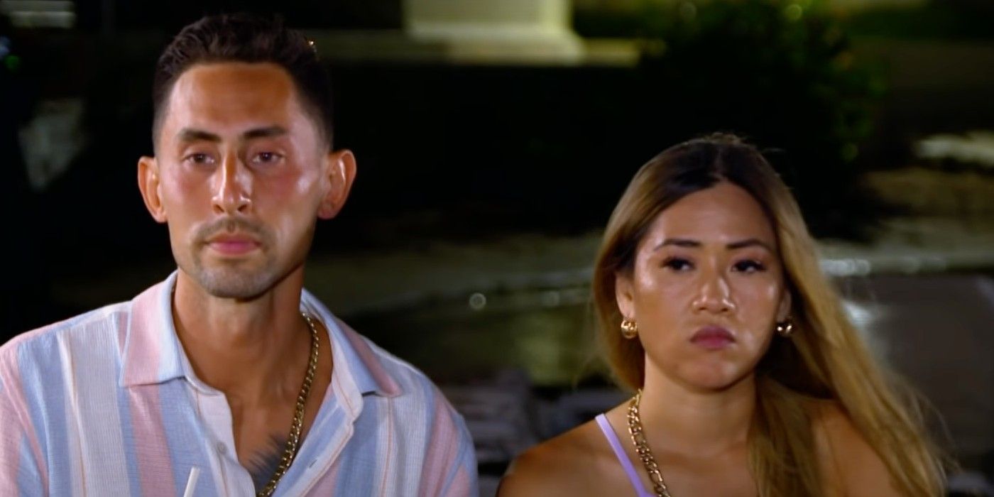 Steve Noi Married At First Sight looking serious outside at night