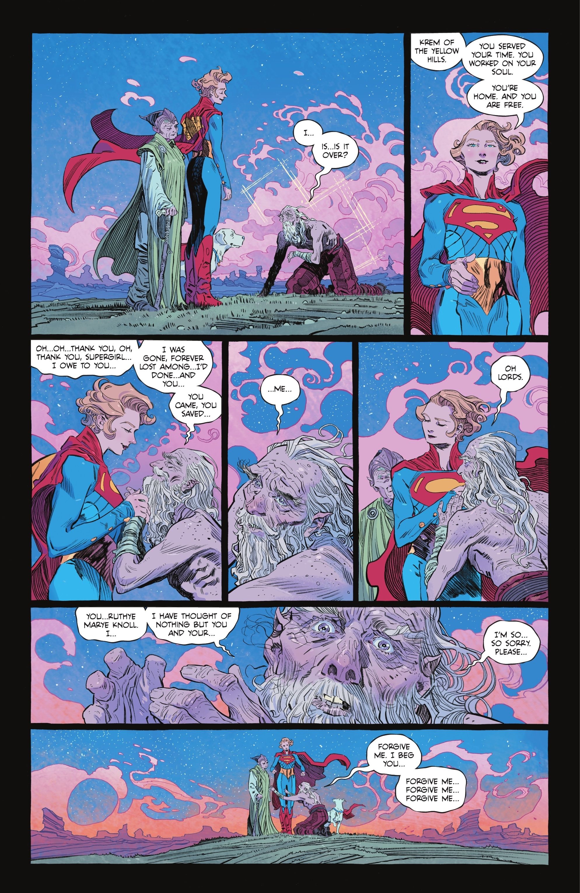Supergirl frees Krem from the Phantom Zone