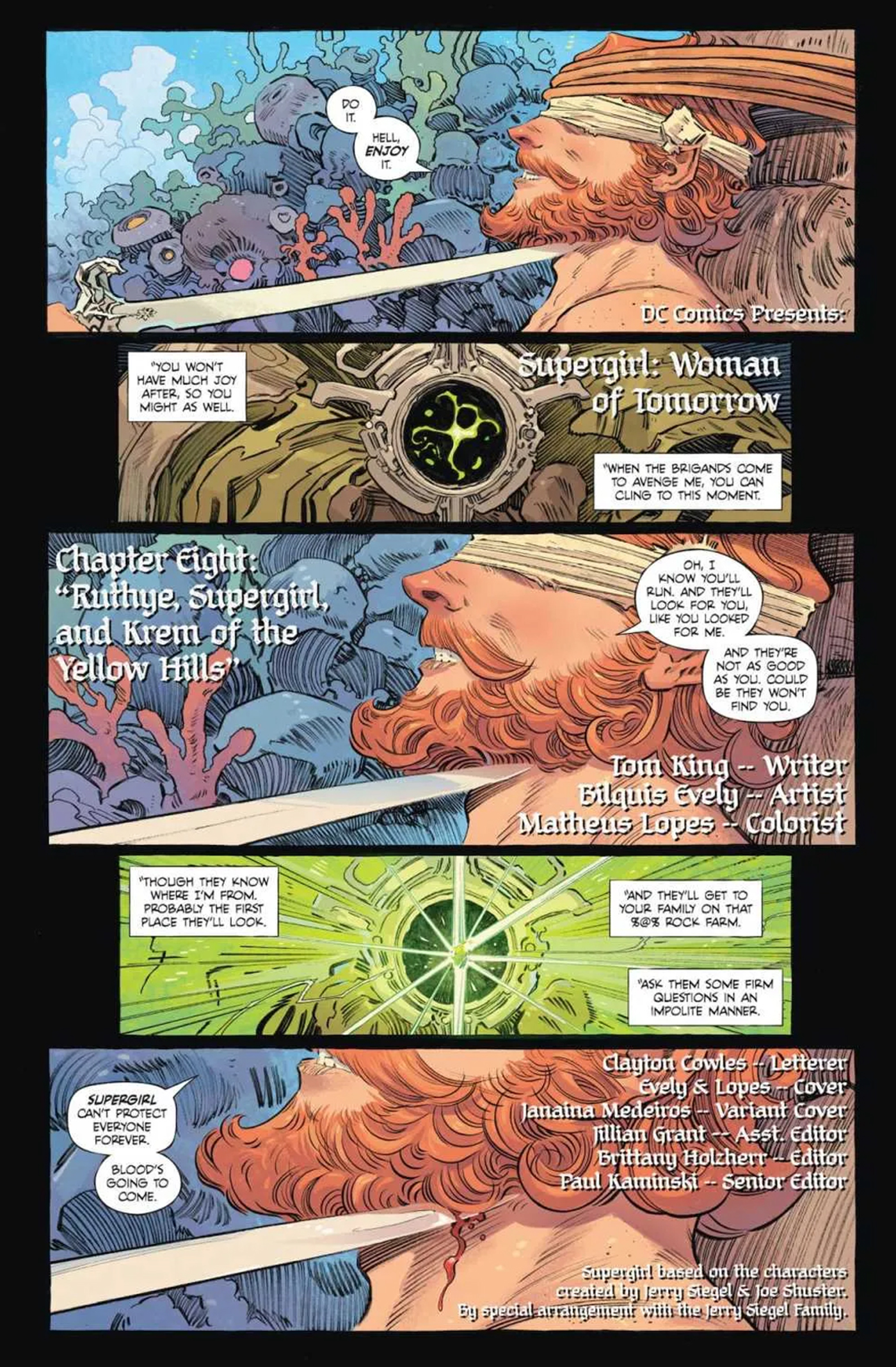 Supergirl woman of tomorrow comic preview 8 page 1