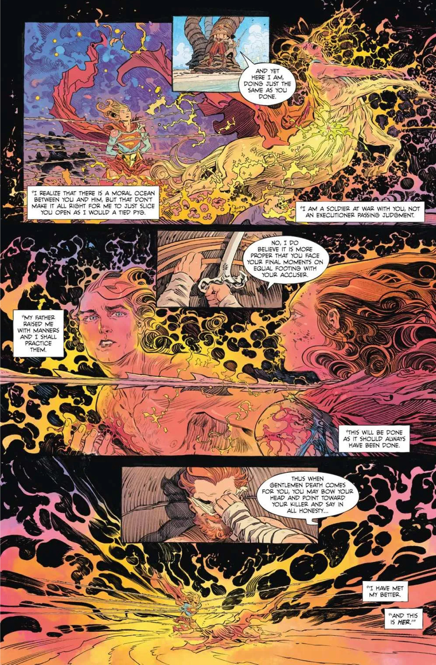 Supergirl woman of tomorrow comic preview 8 page 3