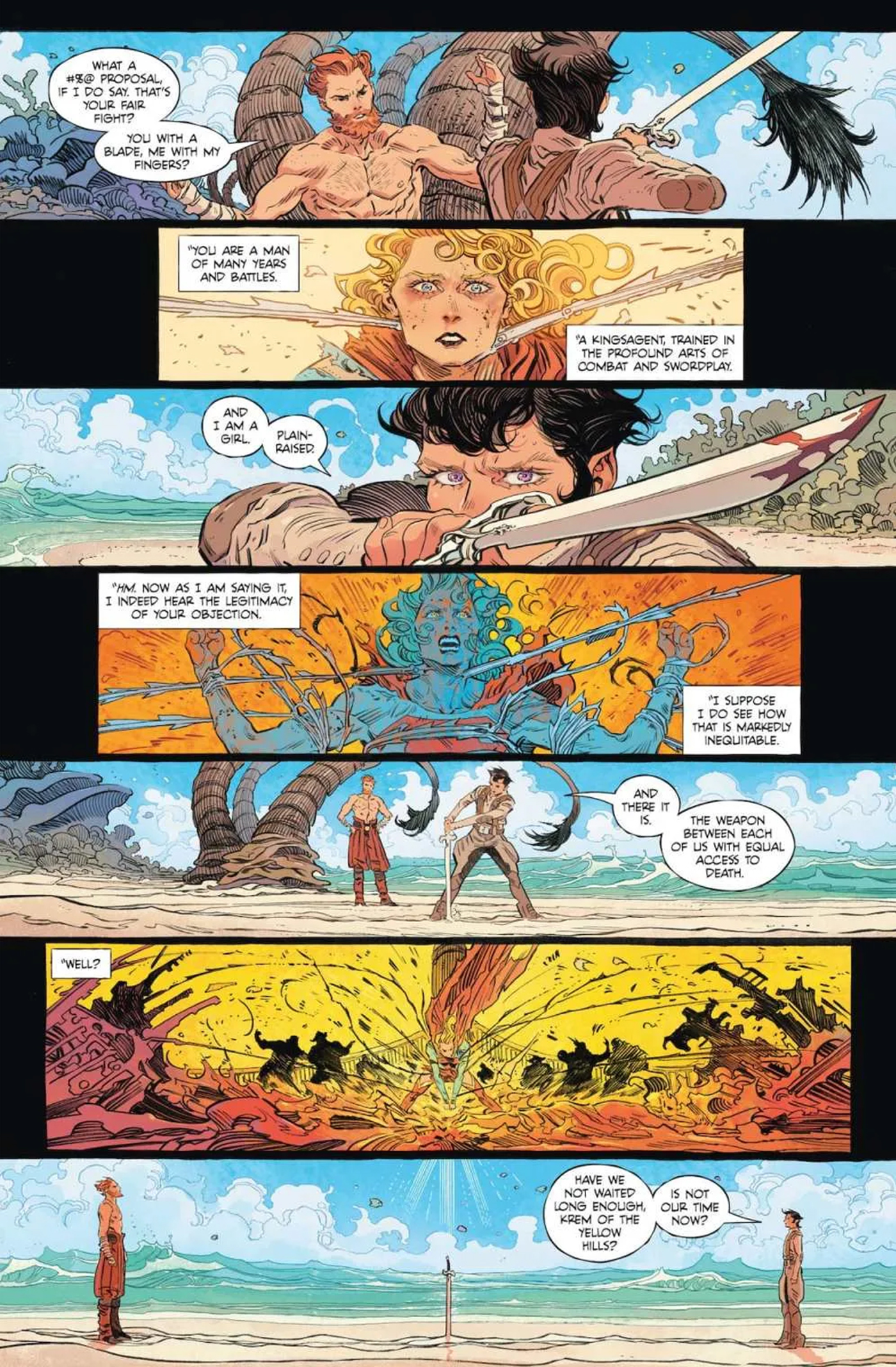 Supergirl woman of tomorrow comic preview 8 page 4