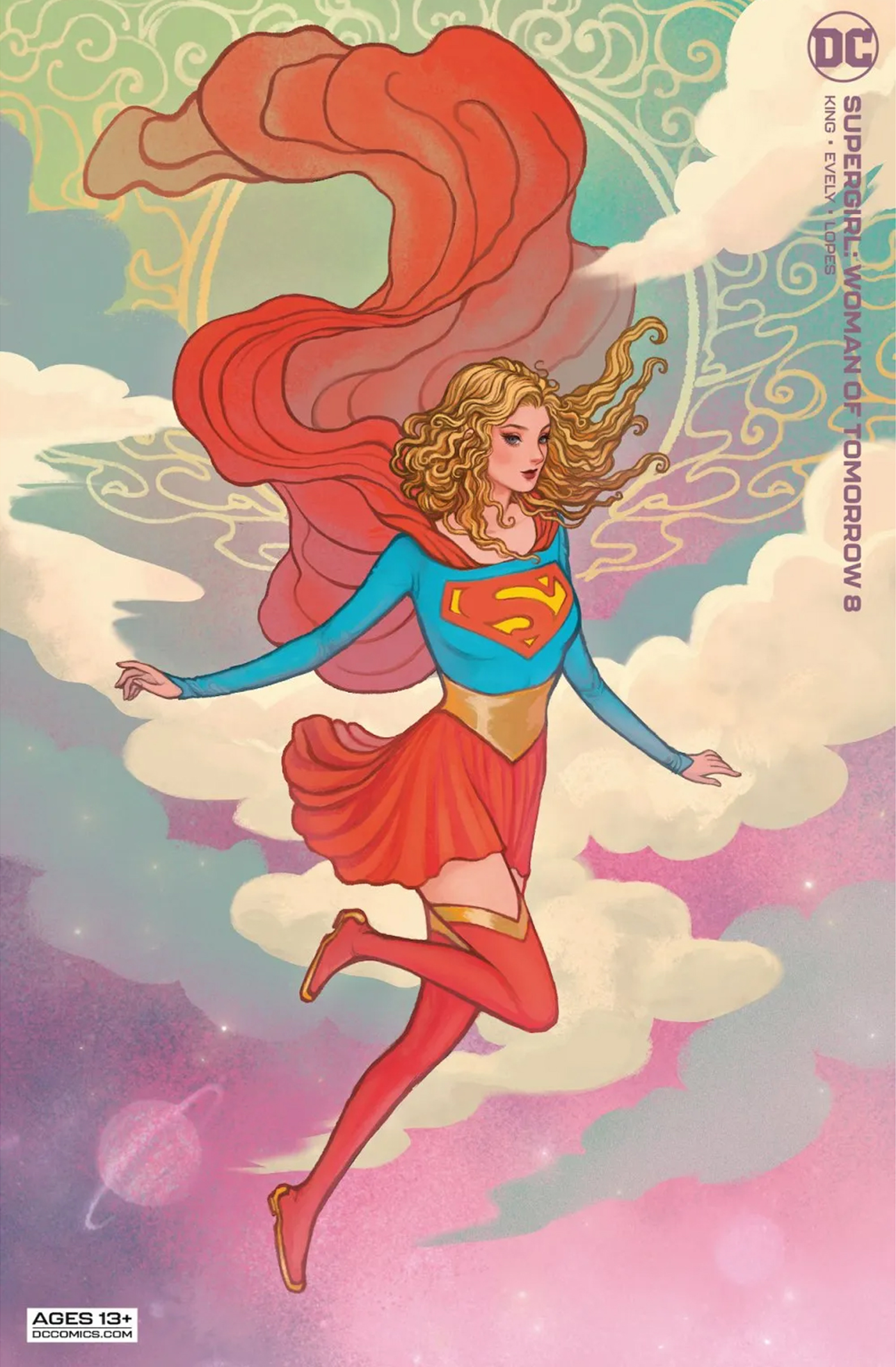 Supergirl woman of tomorrow comic preview 8 variant cover