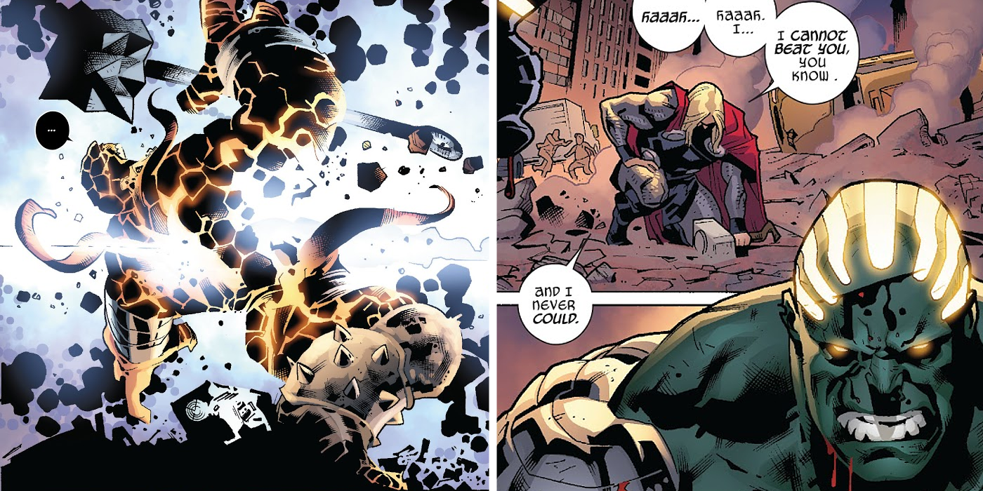 THor Fear itself Hulk Thing