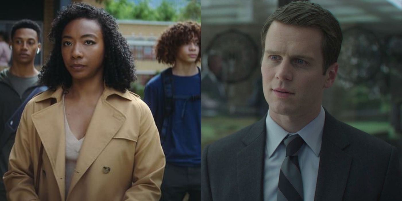 Split image of Sophie in Clickbait and Holden in Mindhunter