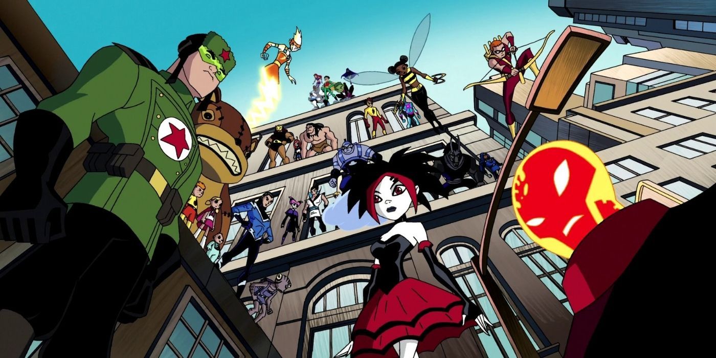 All the Teen Titans together