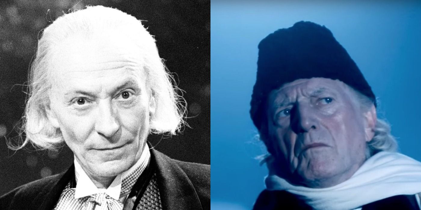 The First Doctor from Doctor Who Played By William Hartnell And David Bradley