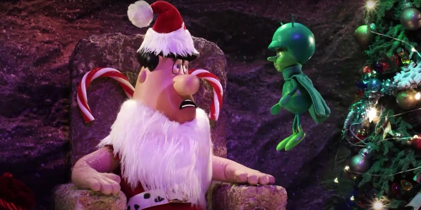 The Flintstones Christmas special parody on Robot Chicken