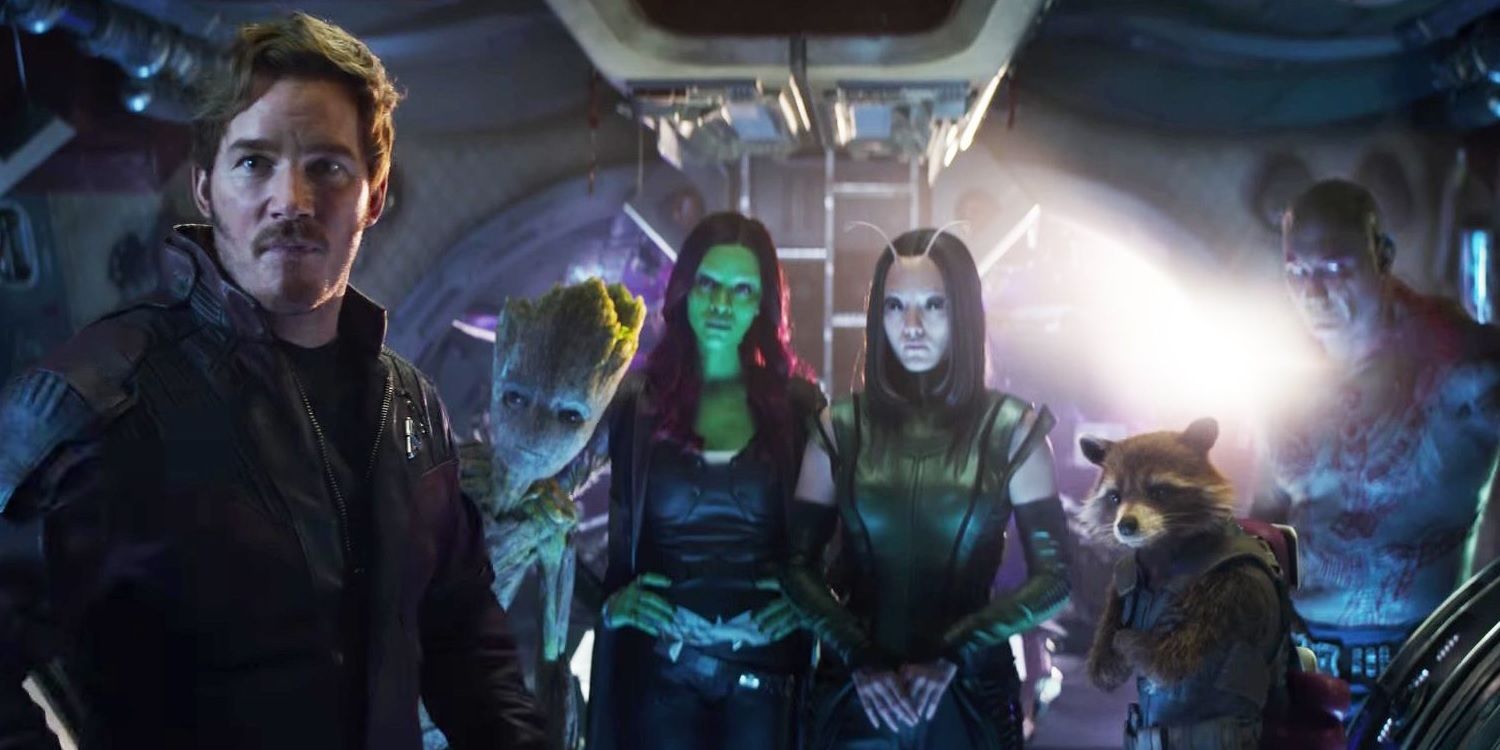 The Guardians of the Galaxy in the Avengers Infinity War trailer
