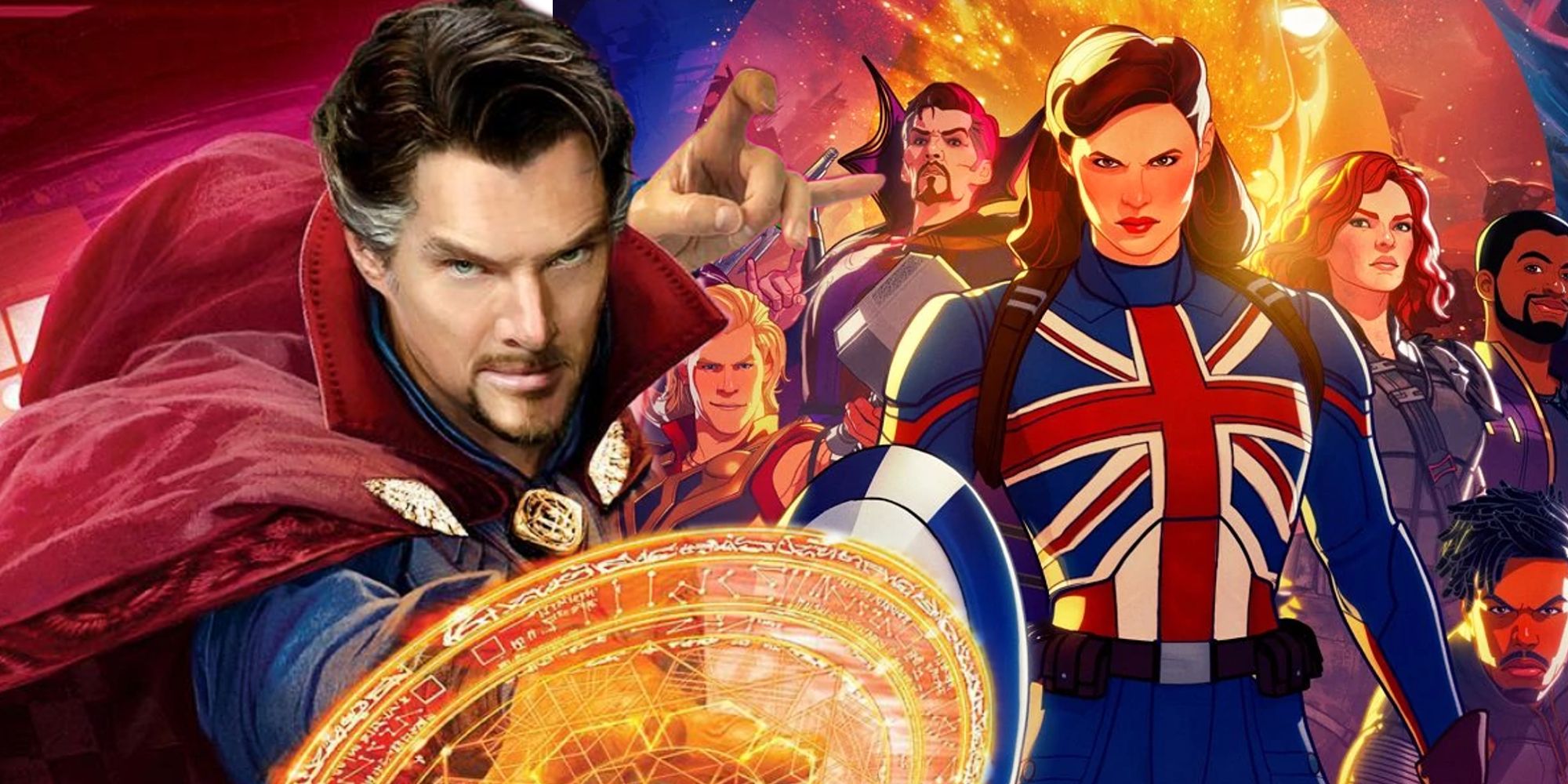 The Guardians of the Multiverse in What If and Doctor Strange in the Multiverse of Madness