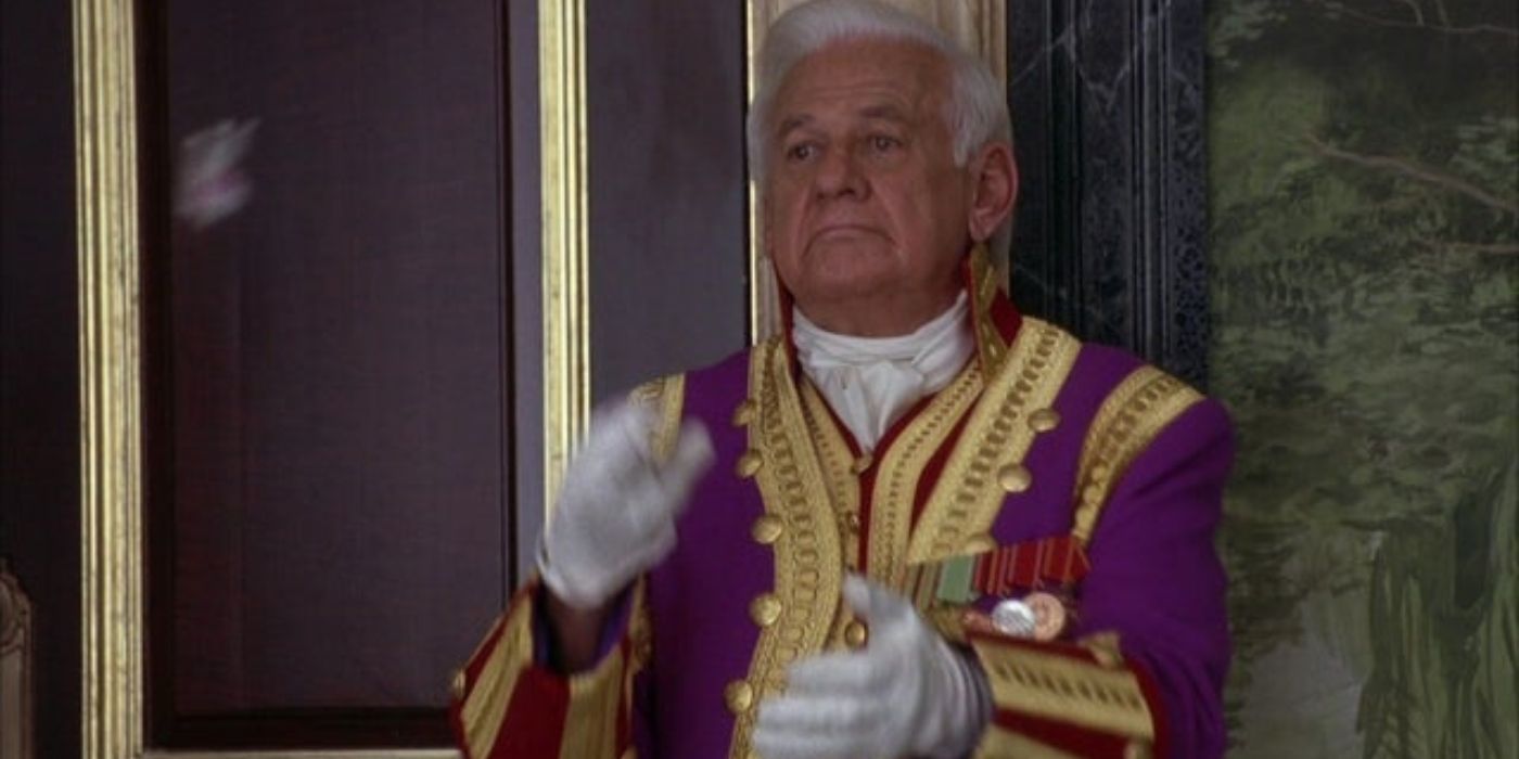 An elderly guard in The Princess Diaries 2